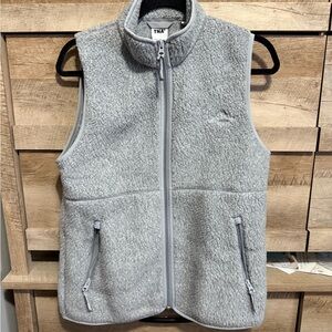Aritzia TNA Polartec Mockneck Vest - Small - Heather Grey